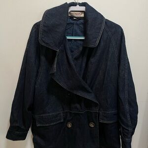 Free People Dark Denim Jacket